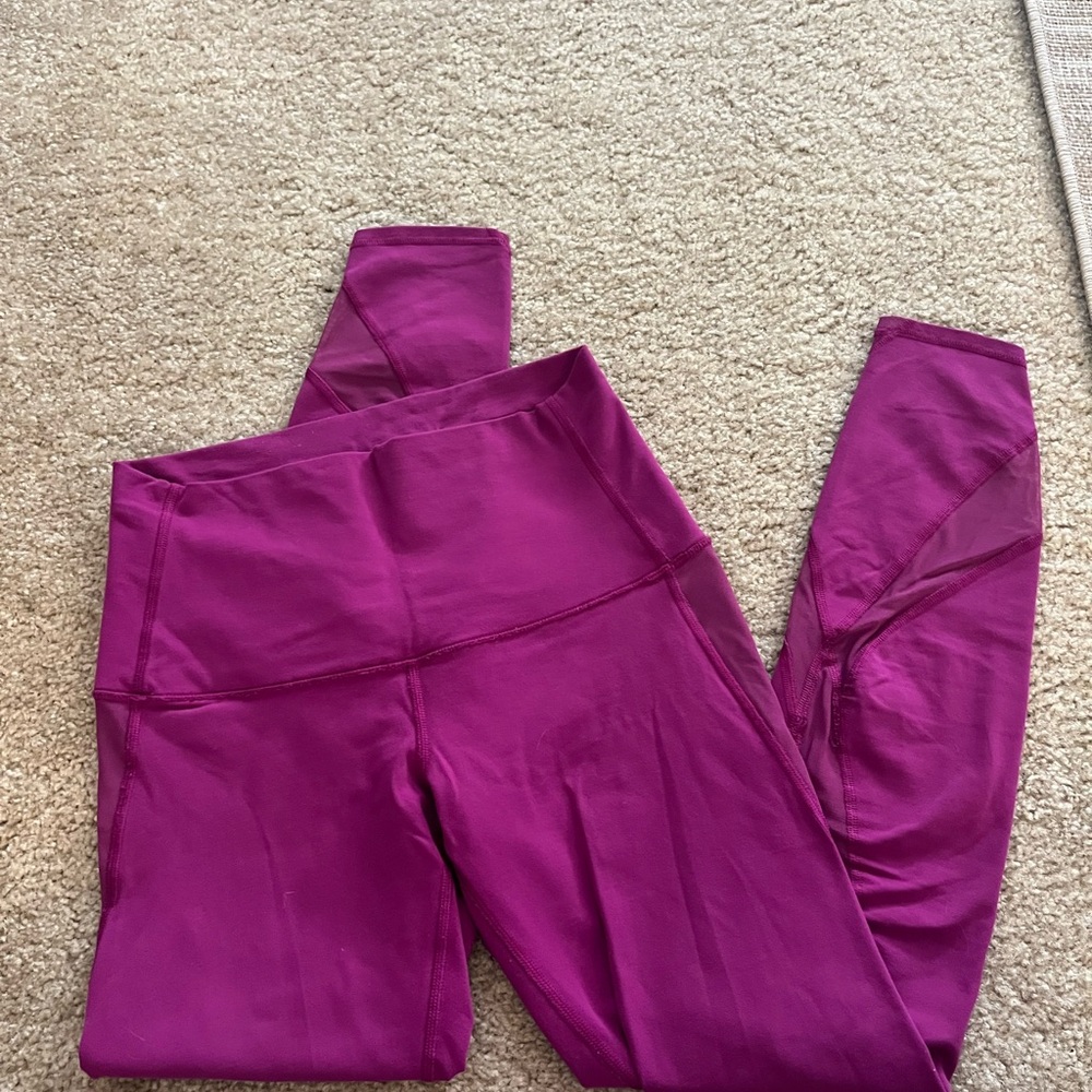 Lululemon Magenta Leggings